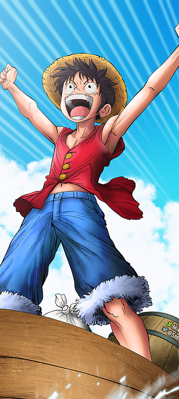 One piece, cloud, art HD phone wallpaper