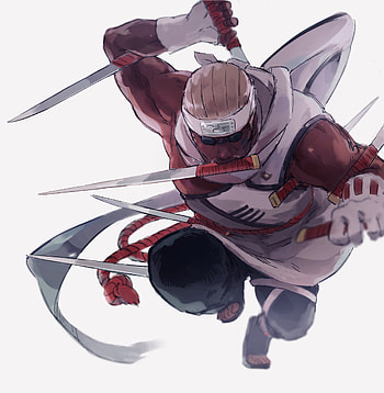 Killer Bee Naruto, Shinobi artist, Beast of the hidden cloud, Powers beyond measure HD phone wallpaper