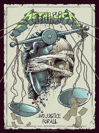 missanxietyandstress: “I really like this “And Justice For All” artwork, I think it's very cool !!! ”. Metallica art, Rock band posters, Metallica album covers HD phone wallpaper