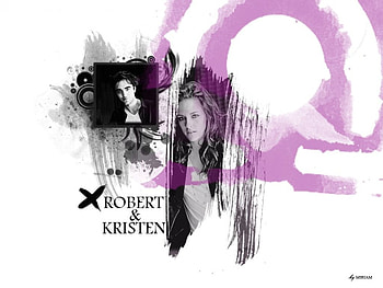 Robert Pattinson & Kristen Stewart, twilight, robert pattinson, bella swan, kristen stewart, edward cullen HD wallpaper