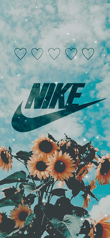Nike Sunflower Aesthet, cloud, sky HD phone wallpaper