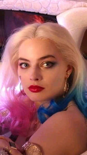 Margot Robbie, nose, lip HD phone wallpaper