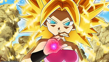 Dragon Ball Super Caulifla Supersaiyajin , dragon-ball-super, anime, artist, artwork, digital-art, deviantart HD wallpaper