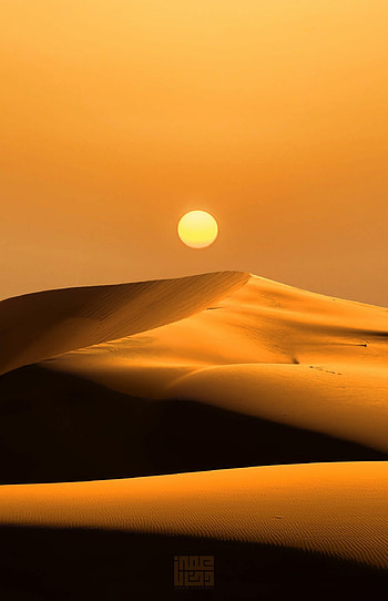 Arabian desert spectacle, Desert's nocturnal glory, Nighttime magic, Starry oasis HD phone wallpaper