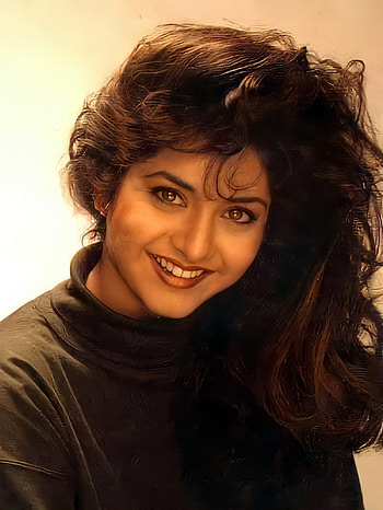 Divya Bharti, nose, lip, Bollywood HD phone wallpaper