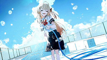 Otonose Kanade, Virtual Youtuber, girl, Anime, anime girl HD wallpaper