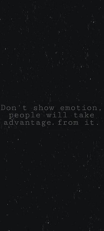 Emotion, Hide, quote, sad, black, say, saying HD phone wallpaper
