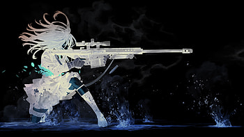 Anime chica del arma mejorada Cool HD wallpaper