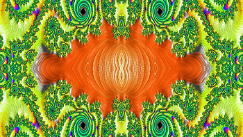 Trippy Psychedelic Fractal, trippy, psychedelic, aesthetic, green, Abstract, fractal, abstract green HD wallpaper