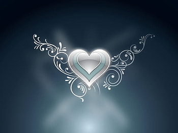 10. jpg, fancy, wings, heart, clear HD wallpaper
