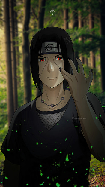 Itachi Uchiha, Uchiha clan, Uchiha Itachi, black hair, Anime, vision care, Anas_Ahmed_Edits, Naruto HD phone wallpaper