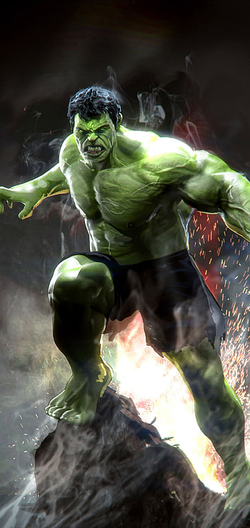 Hulk, Popular fictional character, Incredible power, Hulk smash HD phone wallpaper