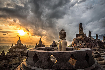 Borobudur sunrise borobudur temple, Borobudur temple borobudur, Temple borobudur indonesia, Borobudur indonesia travel HD wallpaper