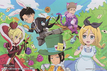 Attack On Titan: Junior High, Anime, Annie Leonhart, Historia Reiss, Levi Ackerman, Ymir (Attack On Titan), Attack On Titan HD wallpaper