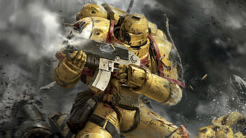 Modern, armour suit, soldier, Warhammer 40,000, game HD wallpaper