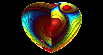 ...Loves Fractured Heart, Heart, Rainbow Colors, Love, Splendid HD wallpaper