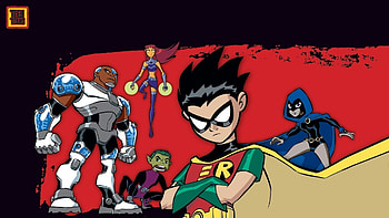Starfire (Dc Comics), Raven (Dc Comics), Tv Show, Teen Titans, Beast Boy, Cyborg (Dc Comics), Dick Grayson, Robin (Dc Comics) HD wallpaper
