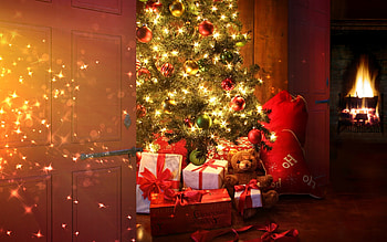 Christmas gifts, Holiday season, Festive decorations, Beautiful present HD wallpaper