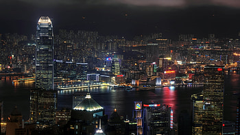 Landscape, Cities, Night HD wallpaper