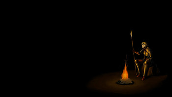 dark souls bonfire HD wallpaper