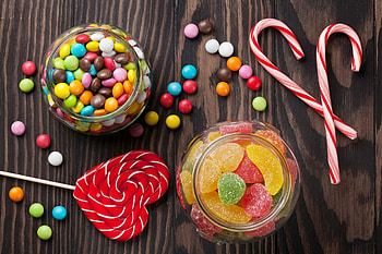 Captivating candy delight, Ultra fascination, Mouth-watering confections, Sweet sensation HD wallpaper