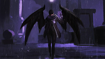 Demon Character With Wings , demon, wings, artist, artwork, digital-art, artstation HD wallpaper