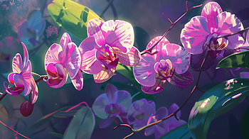 Orchid Bloom, orchid, flower HD wallpaper