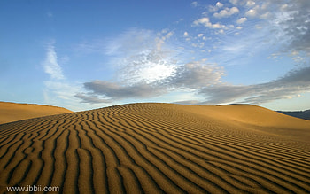 desert, clouds, sky, sand HD wallpaper