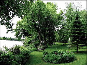 Winnipeg Summer with Wickerwork, winnipeg, river, summer, manitoba HD wallpaper