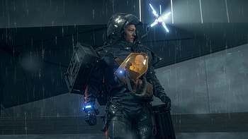 Death Stranding — Rainborne Courier with BB, Video Game HD wallpaper