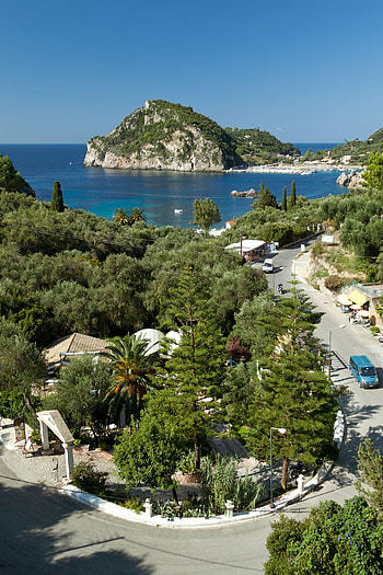 Corfu travels, Beautiful beaches, Ionian Sea, Greece HD phone wallpaper