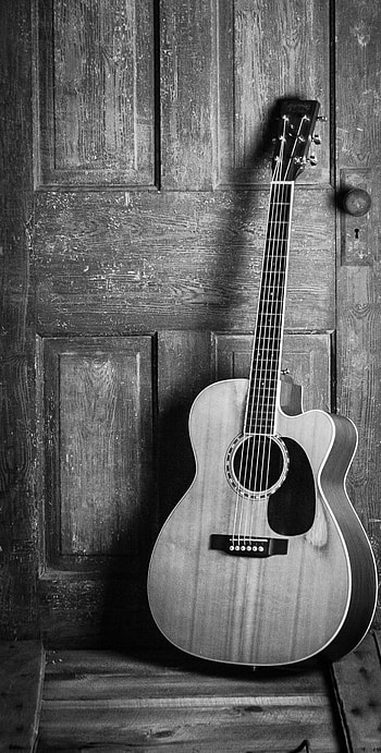 Music-themed, Guitar art, Aesthetically pleasing, Musical vibes HD phone wallpaper