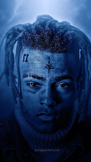 Xxxtentacion, Blue Theme, Background HD phone wallpaper