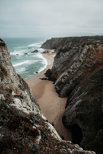 Landscape, Nature, Beach, Rocks, Coast HD phone wallpaper