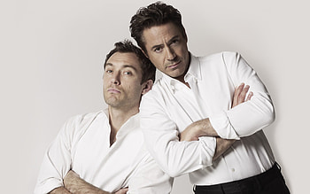 Jude Law, Robert Downey Jr, Dynamic duo, Male celebrities HD wallpaper