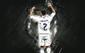 Dani Carvajal, spanish, real madrid, football HD wallpaper