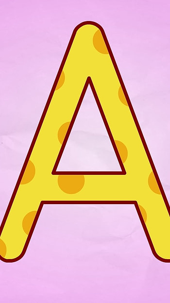 A Letter, Pink Background HD phone wallpaper