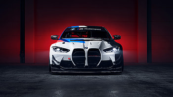 BMW M4, red, motorsport, blue, white, gt4, germany HD wallpaper