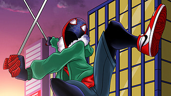 SpiderMan Into The Spider Verse New Art New, spiderman-into-the-spider-verse, spiderman, superheroes, artwork, artist, digital-art, behance HD wallpaper