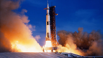 Saturn V, Apollo 11 HD wallpaper