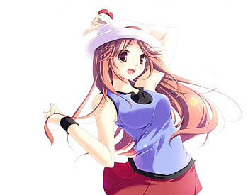 pokemon girl, cute, girl, pretty, pokemon HD wallpaper