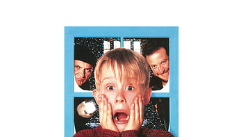 Home Alone (1990) - Original Motion Soundtrack Cover -, Joe Pesci, Macaulay Culkin, minimalist HD wallpaper