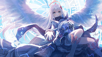 Angel Paimon Genshin Impact HD wallpaper