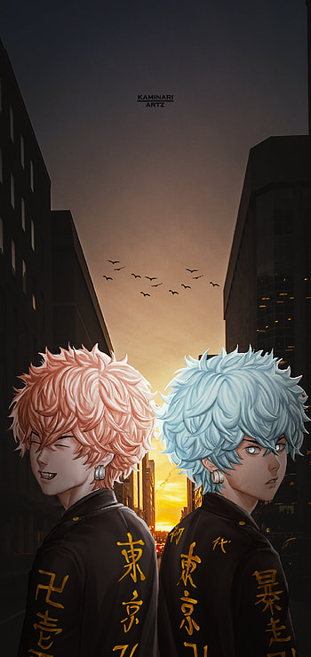 Tokyo Revengers, Souya Kawata, Nahoya Kawata, anime HD phone wallpaper