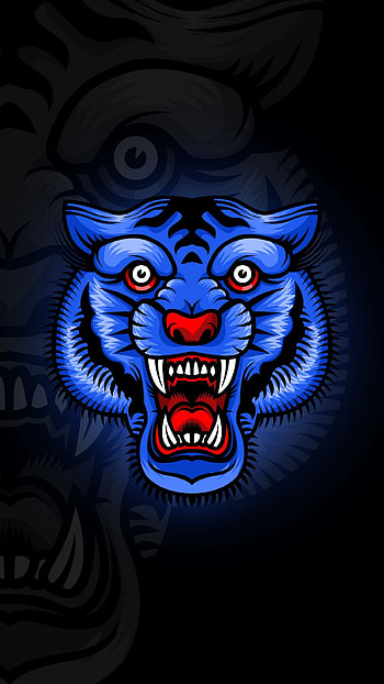 tigre, big_cats, art HD phone wallpaper