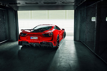 Ferrari 488 GTB, sports car, rear HD wallpaper