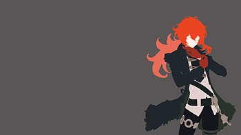 Genshin Impact, Diluc's minimalistic style, Fiery combat HD wallpaper