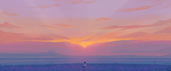 A Lone Girl In The Landscape, artist, artwork, digital-art HD wallpaper