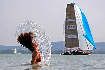 Girl in Water, cool, in water, girl HD wallpaper