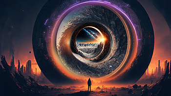 Rings Aligning , artist, artwork, digital-art HD wallpaper